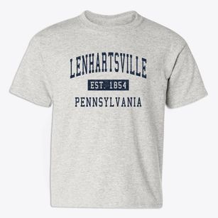 Lenhartsville Pennsylvania Classic Established Youth T-shirt