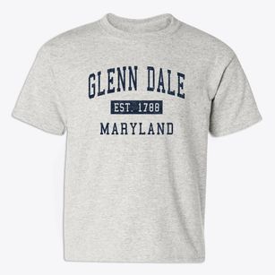 Glenn Dale Maryland Classic Established Youth T-shirt