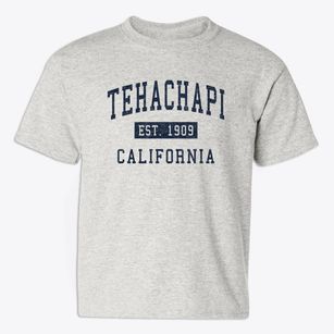 Tehachapi California Classic Established Youth T-shirt