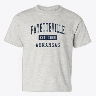 Fayetteville Arkansas Classic Established Youth T-shirt