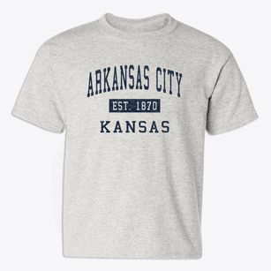 Arkansas City Kansas Classic Established Youth T-shirt