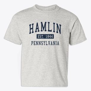 Hamlin Pennsylvania Classic Established Youth T-shirt