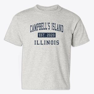 Campbell's Island Illinois Classic Established Youth T-shirt