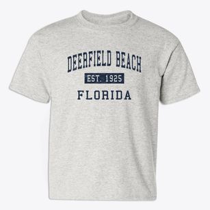 Deerfield Beach Florida Classic Established Youth T-shirt