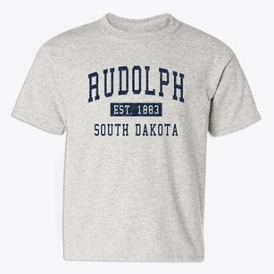 Rudolph South Dakota Classic Established Youth T-shirt