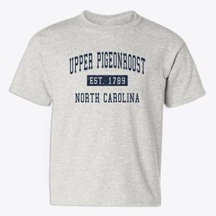 Upper Pigeonroost North Carolina Classic Established Youth T-shirt