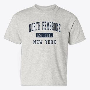 North Pembroke New York Classic Established Youth T-shirt