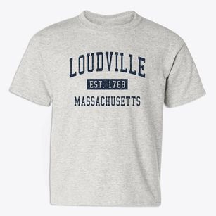 Loudville Massachusetts Classic Established Youth T-shirt