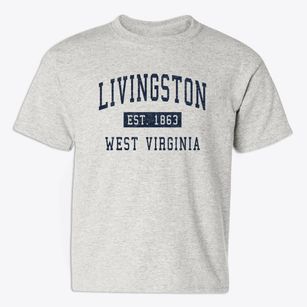 Livingston West Virginia Classic Established Youth T-shirt