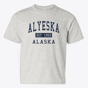 Alyeska Alaska Classic Established Youth T-shirt