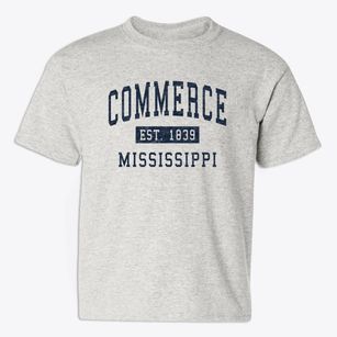 Commerce Mississippi Classic Established Youth T-shirt