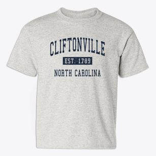 Cliftonville North Carolina Classic Established Youth T-shirt
