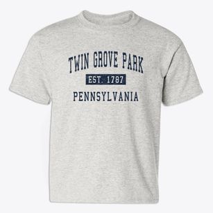 Twin Grove Park Pennsylvania Classic Established Youth T-shirt