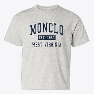 Monclo West Virginia Classic Established Youth T-shirt