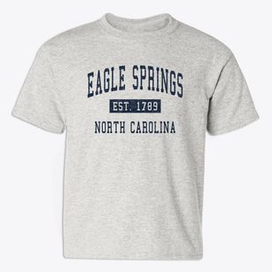 Eagle Springs North Carolina Classic Established Youth T-shirt