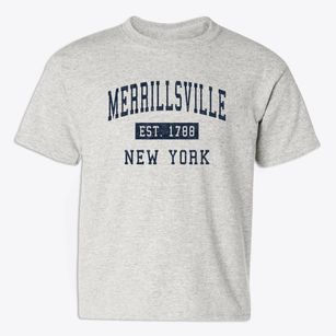 Merrillsville New York Classic Established Youth T-shirt