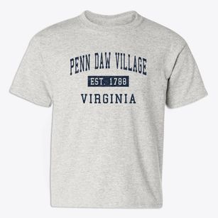 Penn Daw Village Virginia Classic Established Youth T-shirt