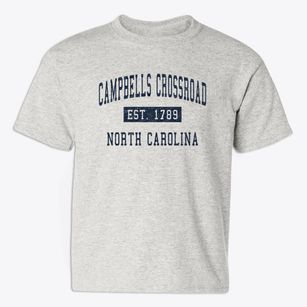 Campbells Crossroad North Carolina Classic Established Youth T-shirt