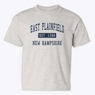 East Plainfield New Hampshire Classic Established Youth T-shirt