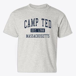 Camp Ted Massachusetts Classic Established Youth T-shirt