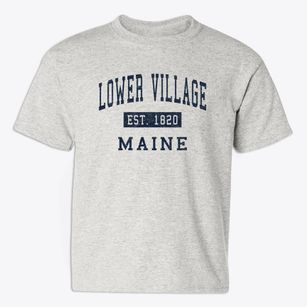 Lower Village Maine Classic Established Youth T-shirt