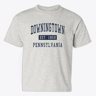Downingtown Pennsylvania Classic Established Youth T-shirt