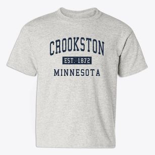 Crookston Minnesota Classic Established Youth T-shirt