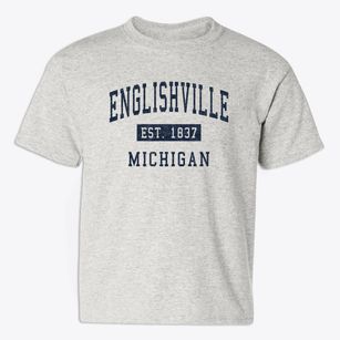 Englishville Michigan Classic Established Youth T-shirt
