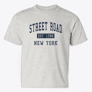 Street Road New York Classic Established Youth T-shirt