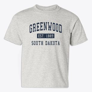 Greenwood South Dakota Classic Established Youth T-shirt