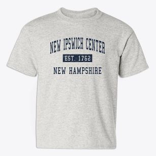 New Ipswich Center New Hampshire Classic Established Youth T-shirt