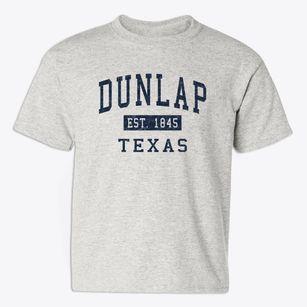 Dunlap Texas Classic Established Youth T-shirt