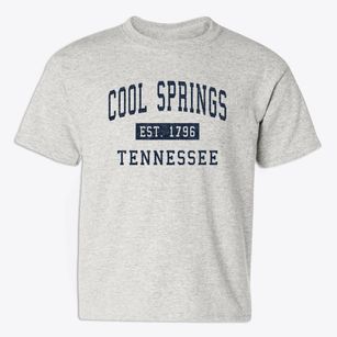 Cool Springs Tennessee Classic Established Youth T-shirt