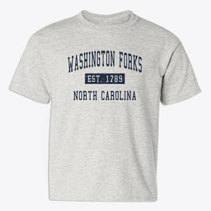Washington Forks North Carolina Classic Established Youth T-shirt