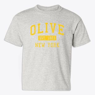 Olive New York Classic Established Youth T-shirt