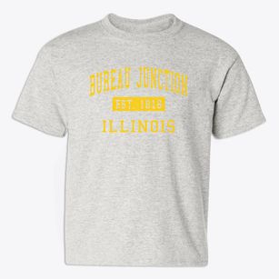 Bureau Junction Illinois Classic Established Youth T-shirt
