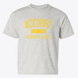 Mckinney Pennsylvania Classic Established Youth T-shirt