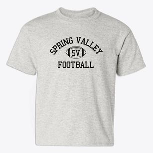 Spring Valley High School Classic Football Youth T-shirt