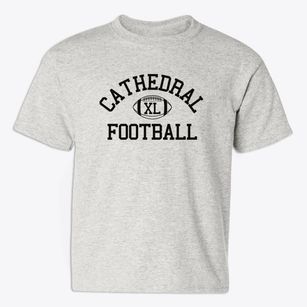 Cathedral High School Classic Football Youth T-shirt