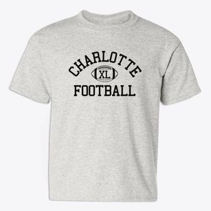 Charlotte High School Classic Football Youth T-shirt