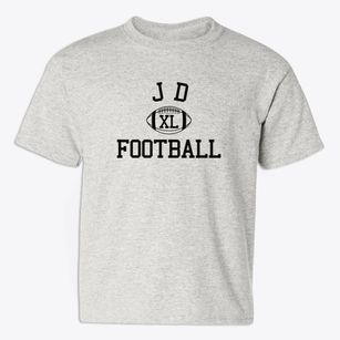 J D Mccarty Center Classic Football Youth T-shirt