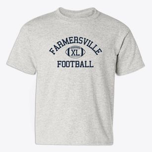 Farmersville High School Classic Football Youth T-shirt