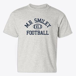 M.b. Smiley High School Classic Football Youth T-shirt