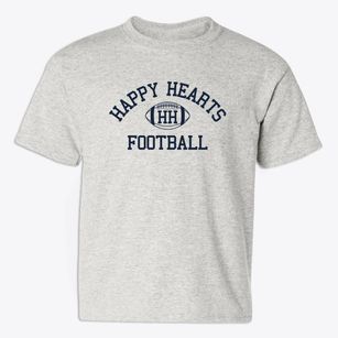 Happy Hearts Christian Preschool Classic Football Youth T-shirt