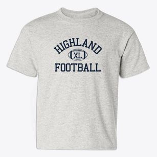 Highland Primary School Classic Football Youth T-shirt