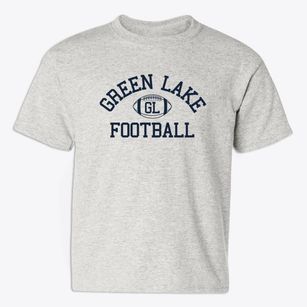 Green Lake School Classic Football Youth T-shirt