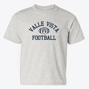 Valle Vista School Classic Football Youth T-shirt