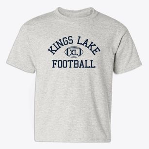 Kings Lake Continuation High School Classic Football Youth T-shirt