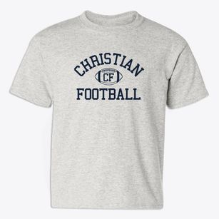 Christian Foundation School Classic Football Youth T-shirt