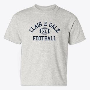 Clair E Gale Junior High School Classic Football Youth T-shirt